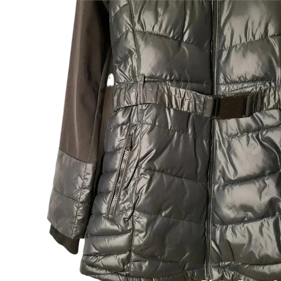 BCBGeneration Puffer Belted Winter Jacket Black Size Small. - Picture 6 of 8